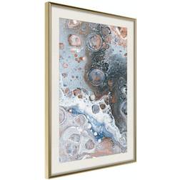 Arkiio Affisch Blue Sienna Marble [Poster] 30x45 Poster